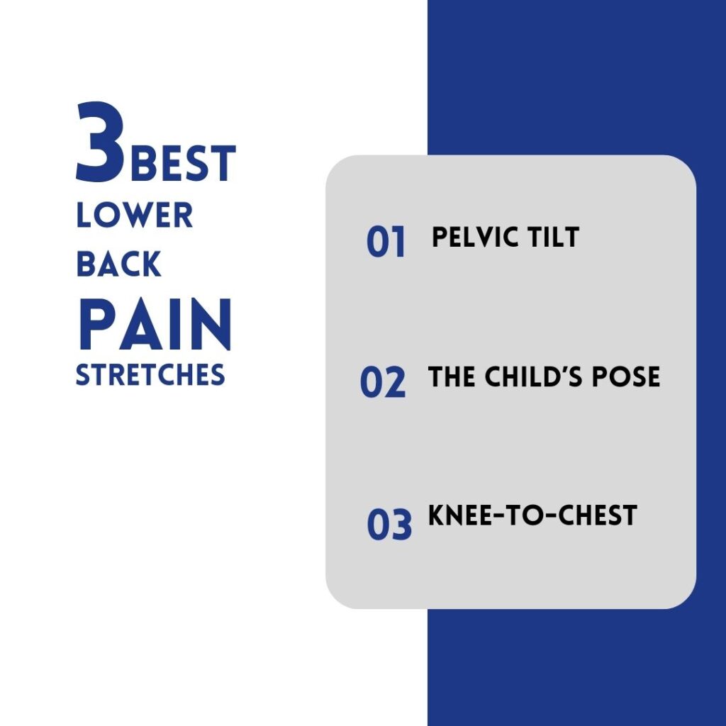 3 Best Lower Back Pain Stretches 